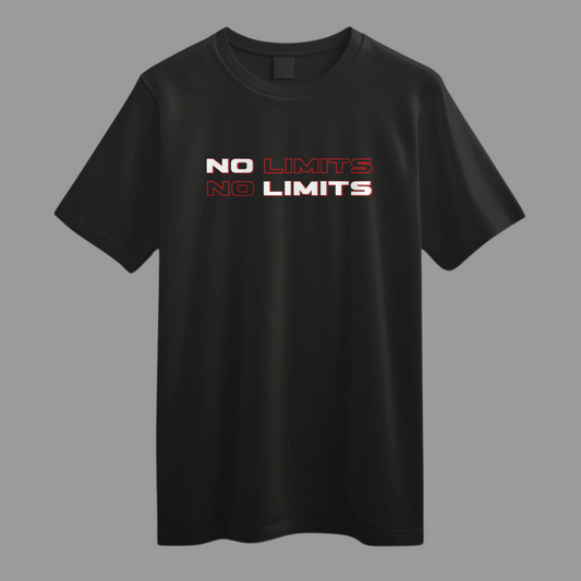 No Limits: Regular-Fit Gym T-shirt For Men & Women